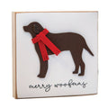 Merry Woofmas Dog Block