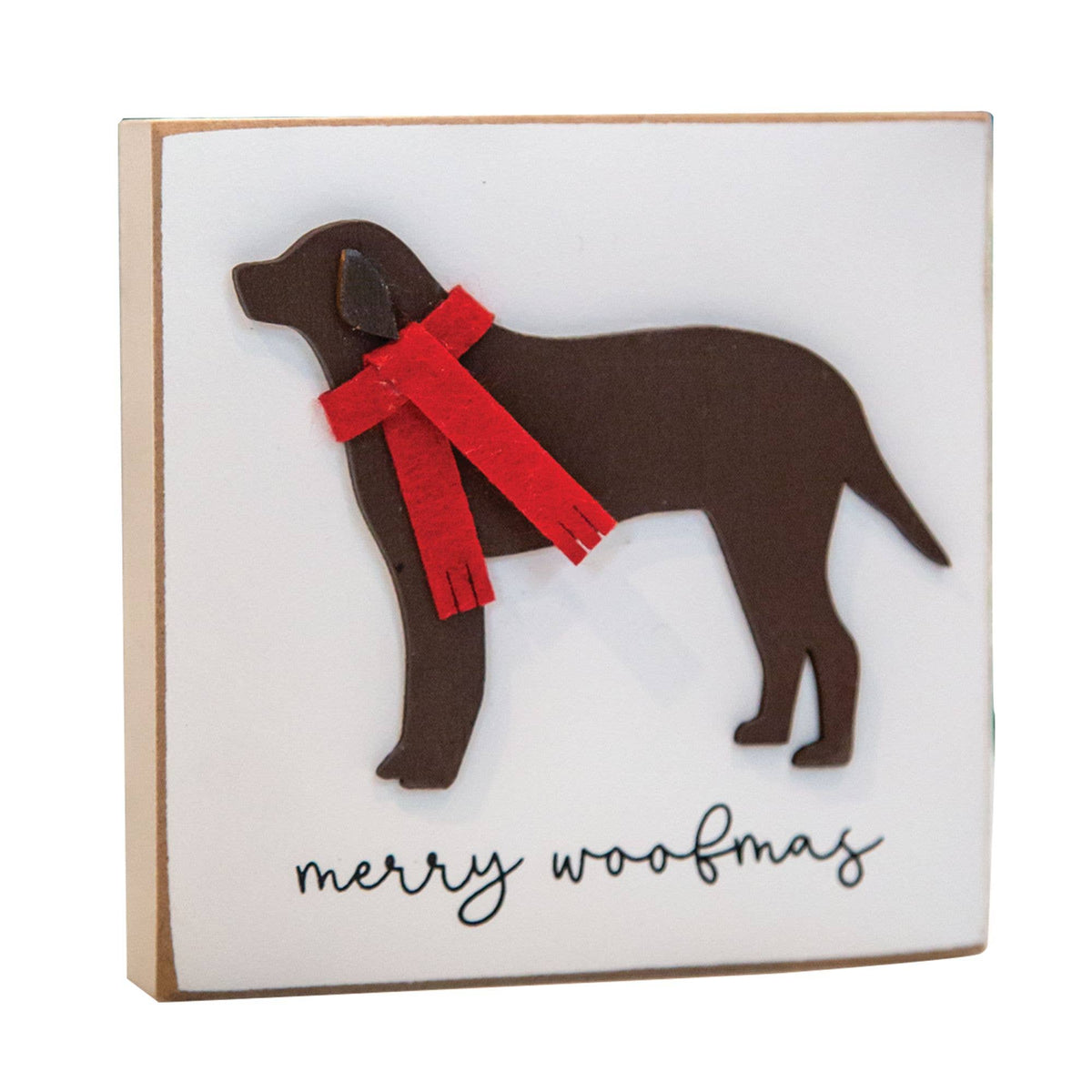 Merry Woofmas Dog Block