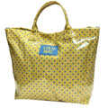 LULU MAC TOTE BAG YELLOW/BLUE DOT