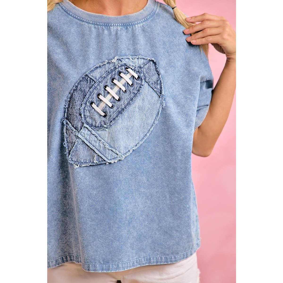 First Down Denim Tee