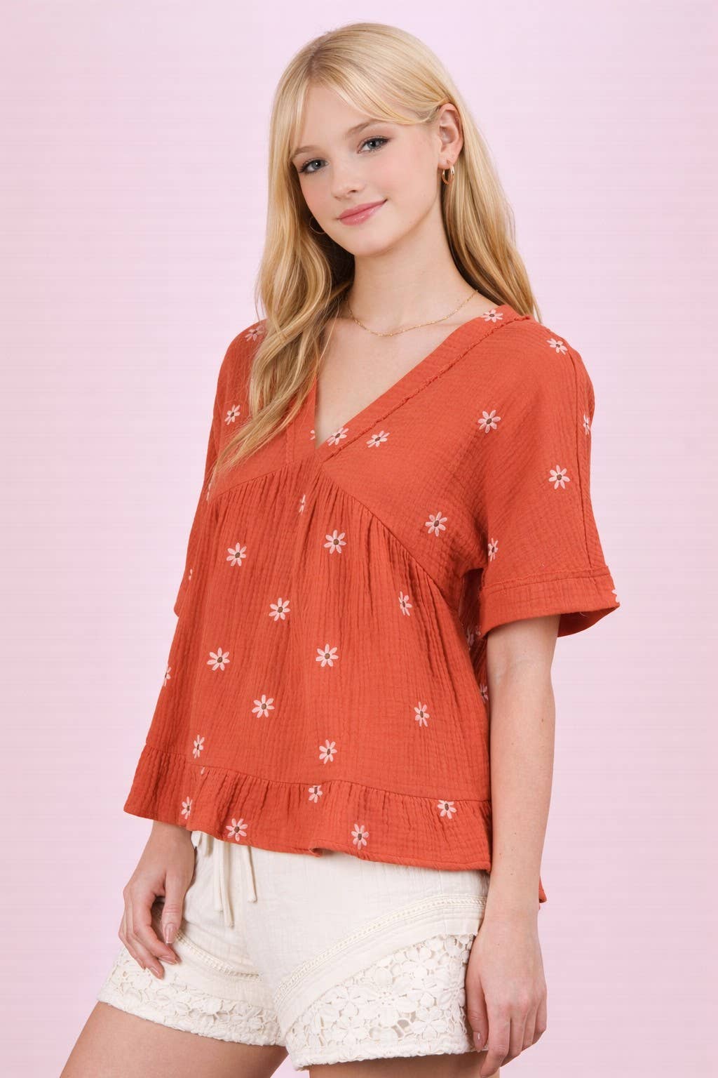 Autumn Daisy Top