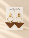 Dangle Triangle Earrings