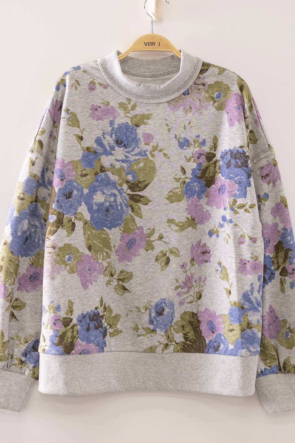 The Lavender Haze Floral Sweatshirt
