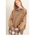 Faded Favorite Snap Collar Pullover