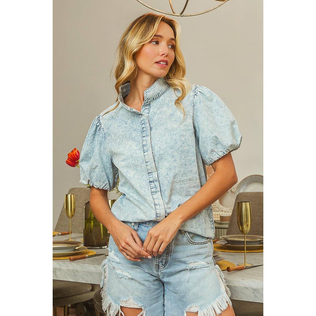 Blue Jean Baby Top