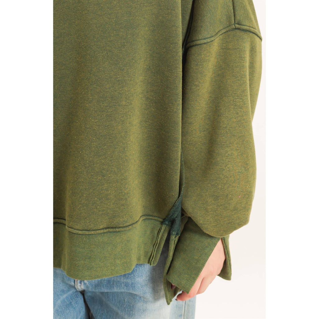 Faded Favorite Snap Collar Pullover