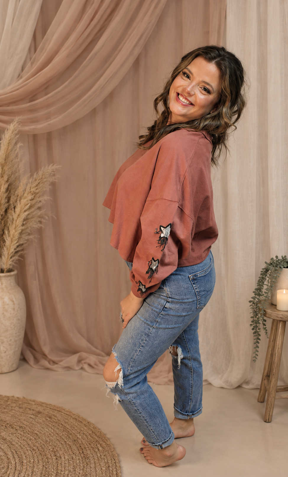 Lets Go Girls Sequin Top