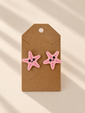 Pink Starfish Earring