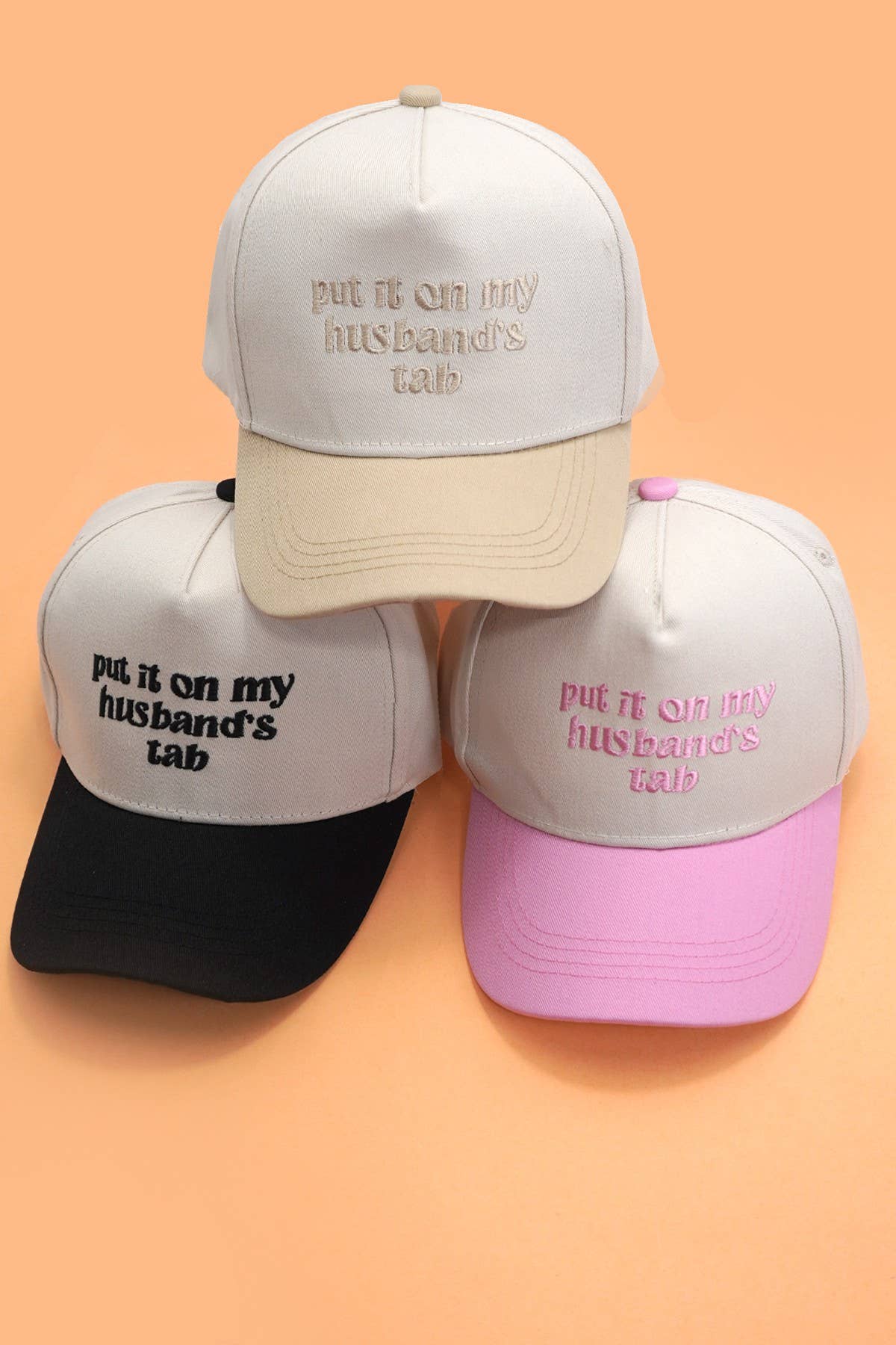 PUT IT ON MY HUSBANDS TAB HAT