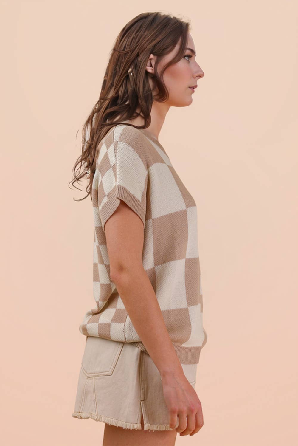 Check Mate Knit Top