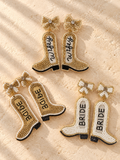 Bow Boot Earring