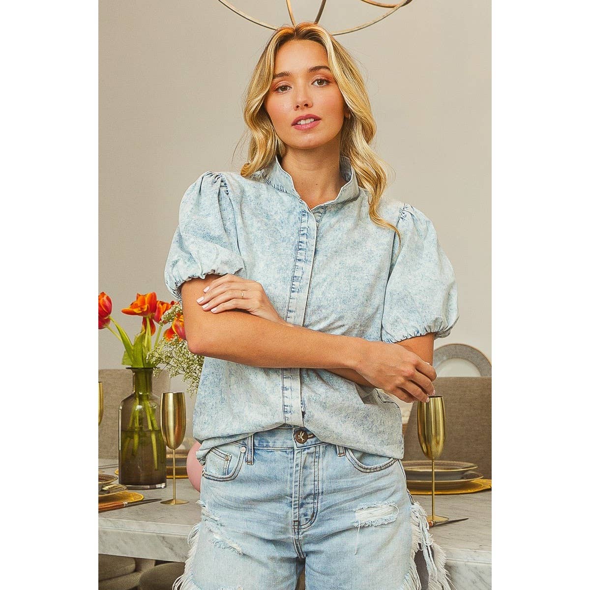 Blue Jean Baby Top