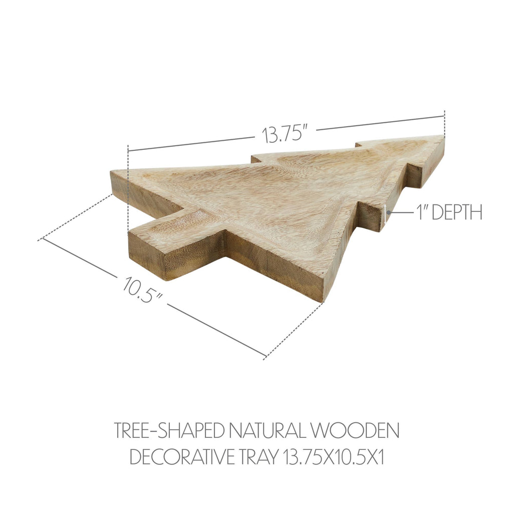 Wooden Christmas Decorative Tray