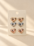 Sweetheart Trio Earring Bundle