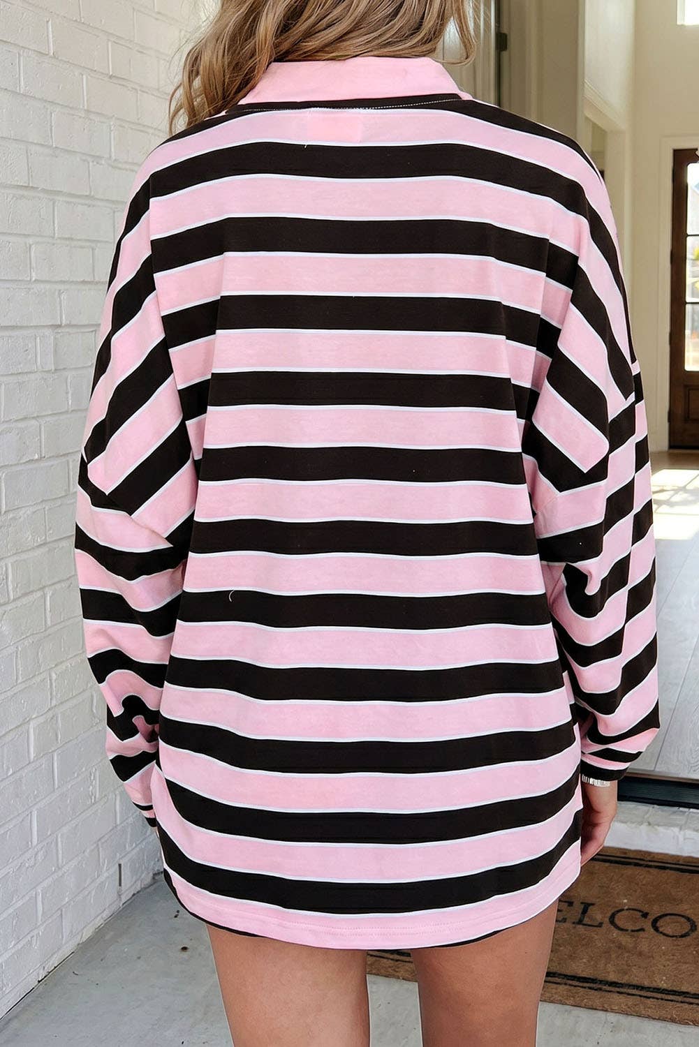 Strawberry Mocha Striped Set