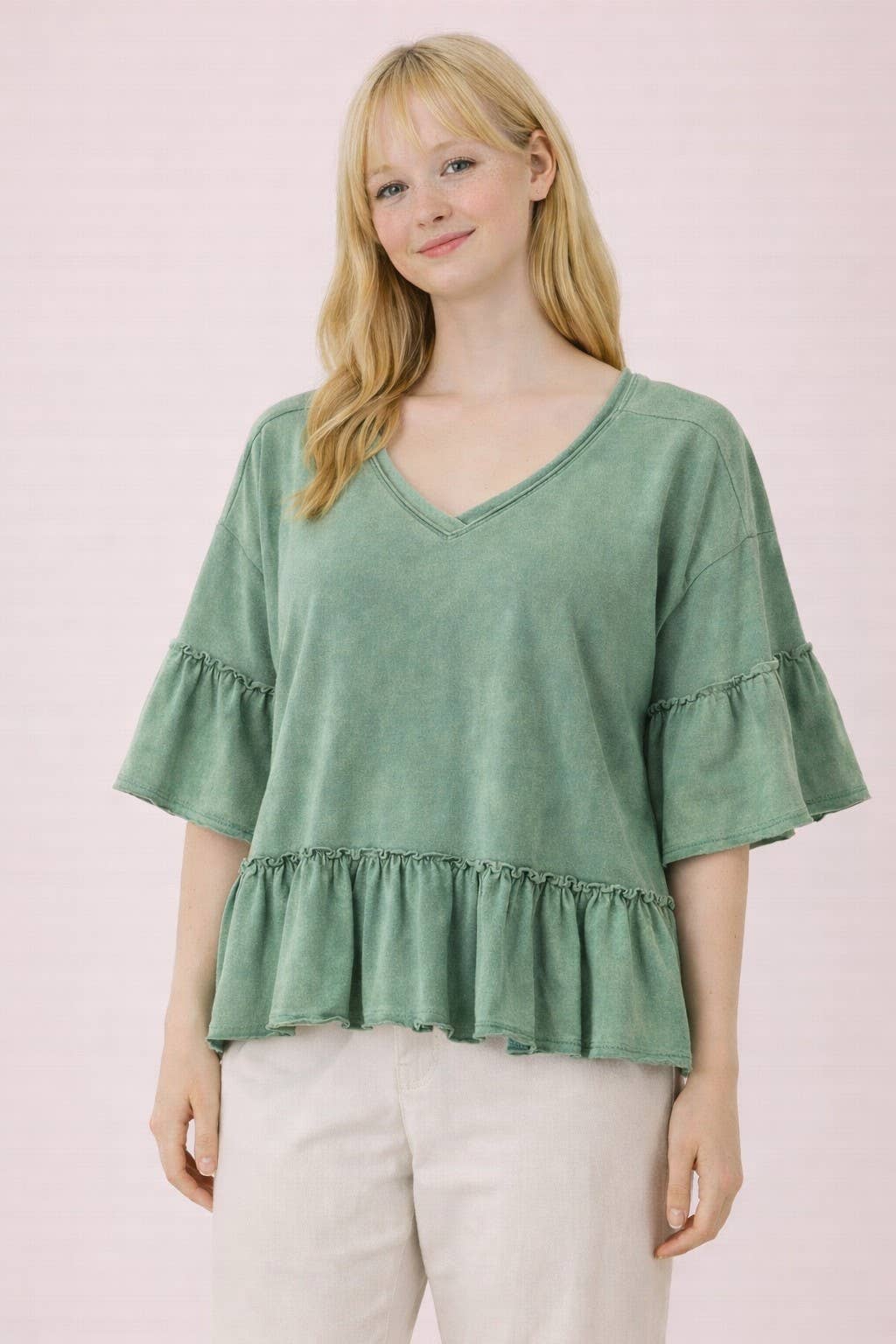 Easy Breezy Ruffle Top