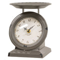 Vintage Dark Gray Old Town Scale Clock