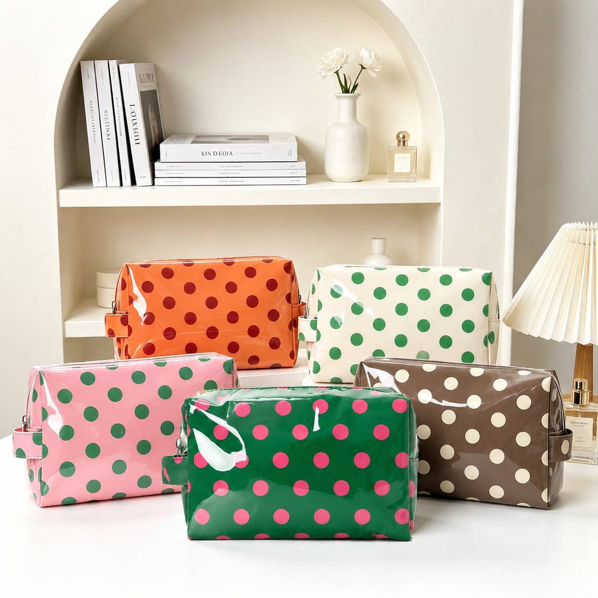 POLKA DOT WATERPROOF POUCH