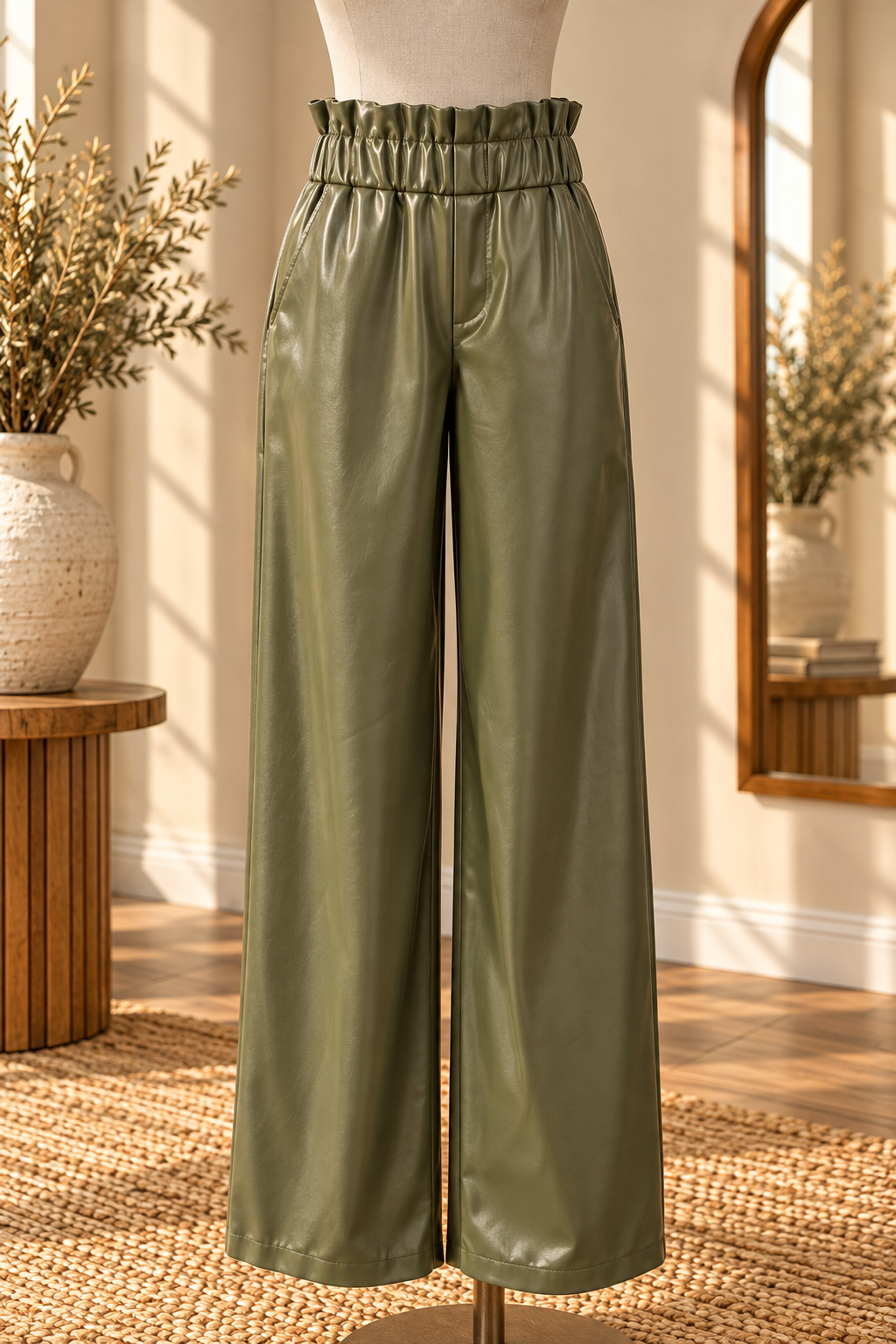 Olive Edge Pants