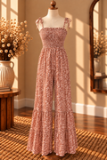 Cinnamon Floral Jumpsuit