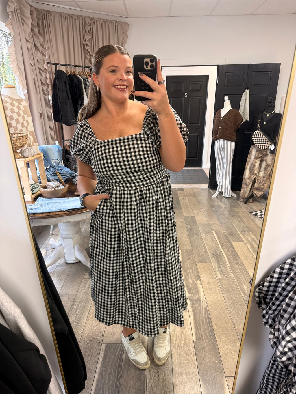 Gingham Grace Dress