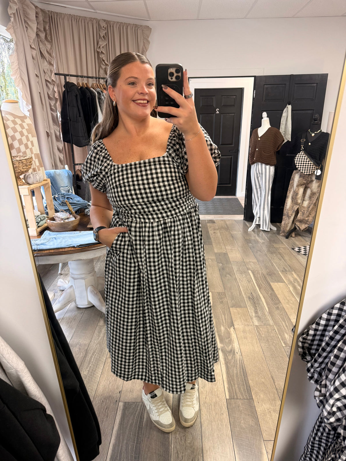 Gingham Grace Dress