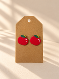 Teacher’s Apple Stud Earrings
