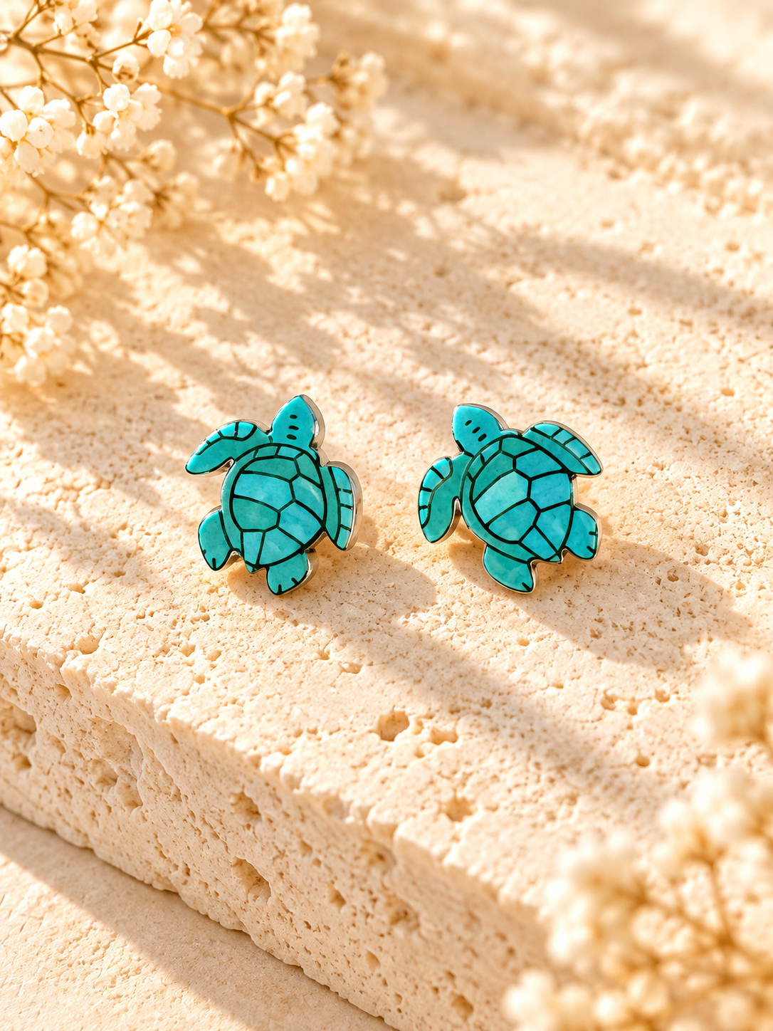 Sea Turtle Graphic Earring