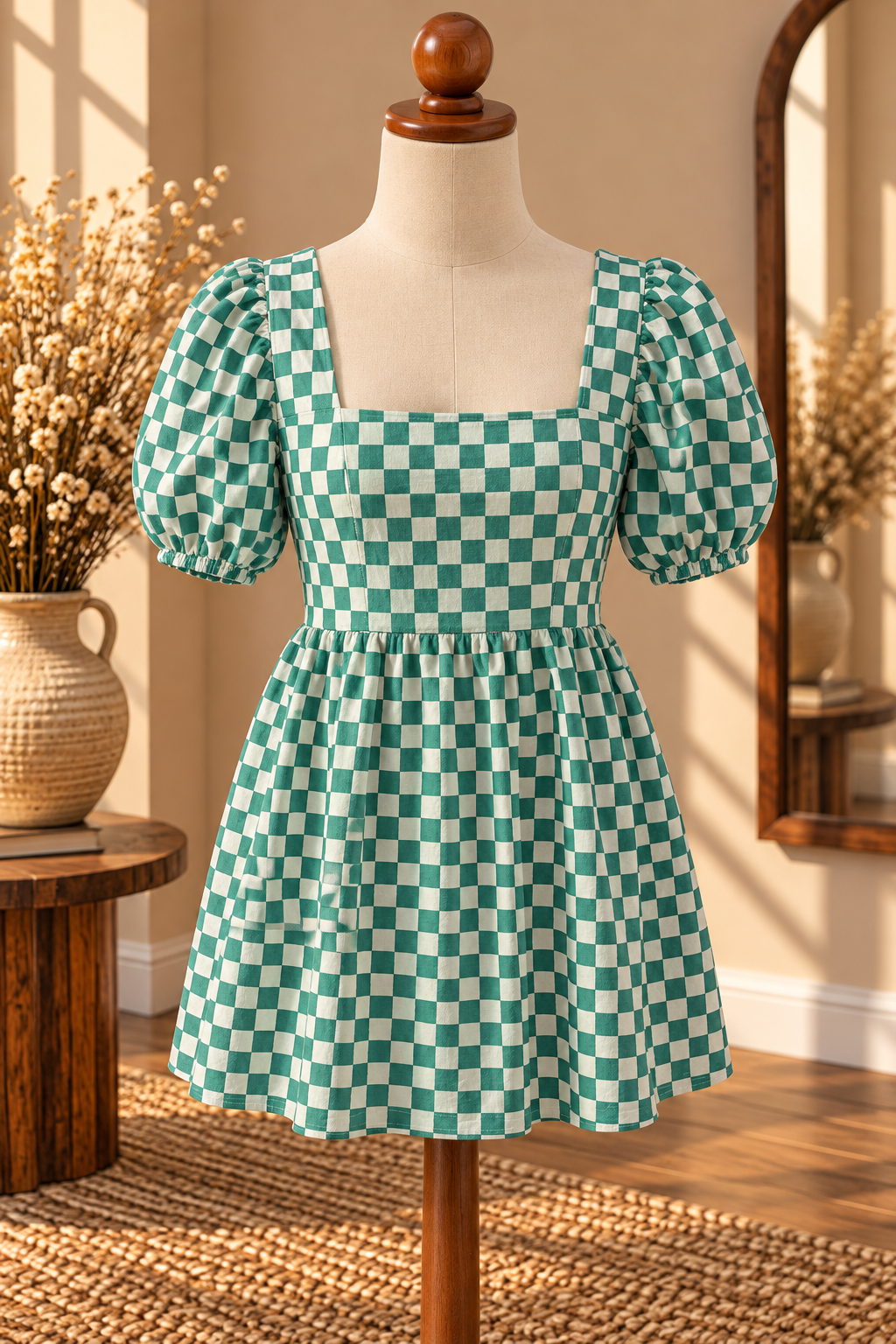 The Lucky Checkered Dress