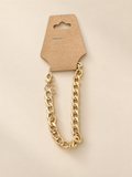 Gold Chain Link Bracelet