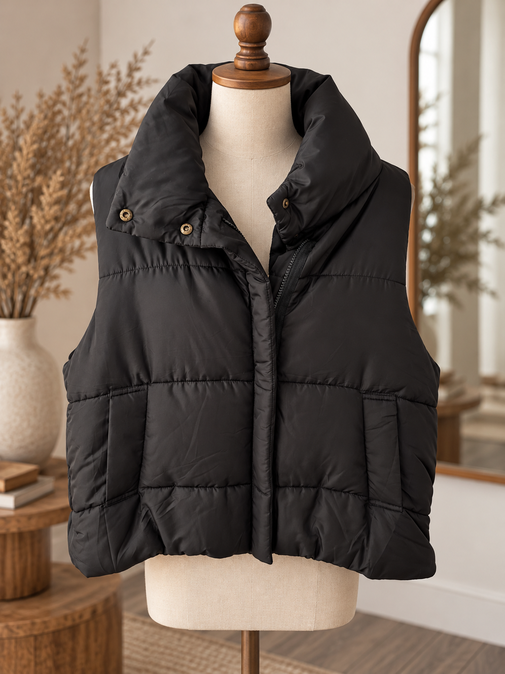 Puff Puff Black Vest