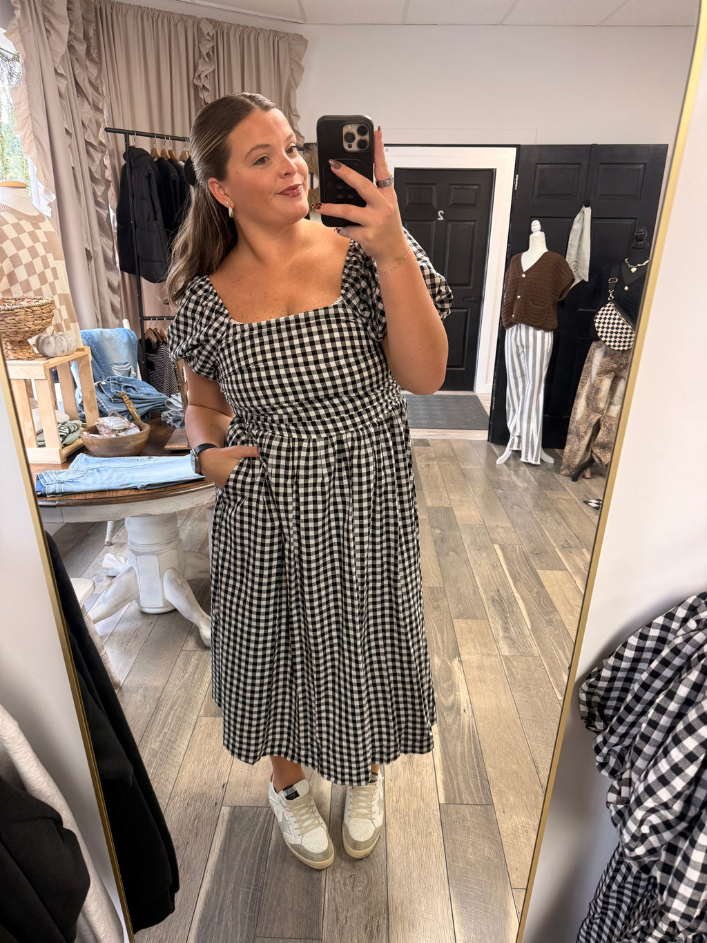 Gingham Grace Dress