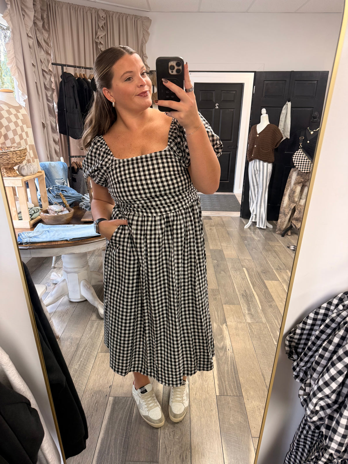 Gingham Grace Dress
