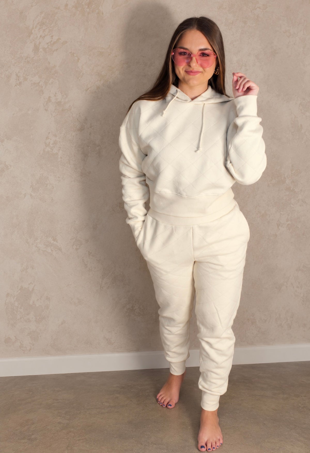 Cappuccino Quilted Set