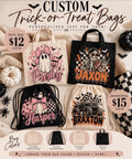 Custom Halloween Trick -or- Treat Bags