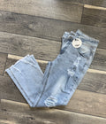 Raw Hem Light Wash