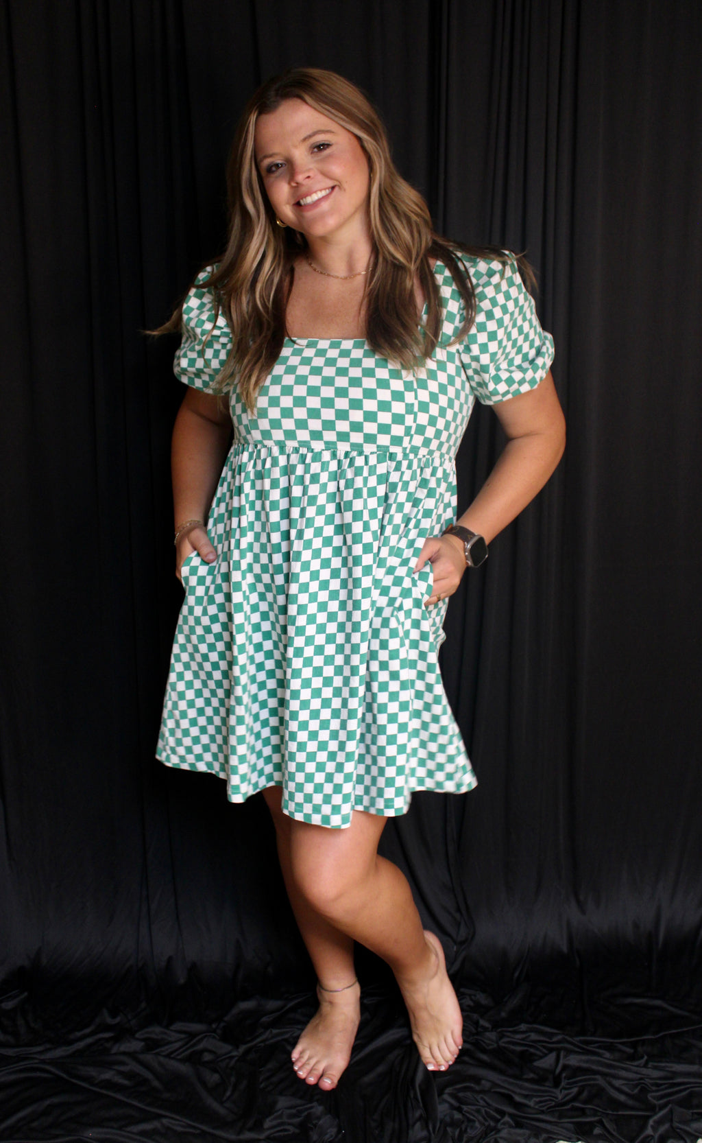 The Lucky Checkered Dress