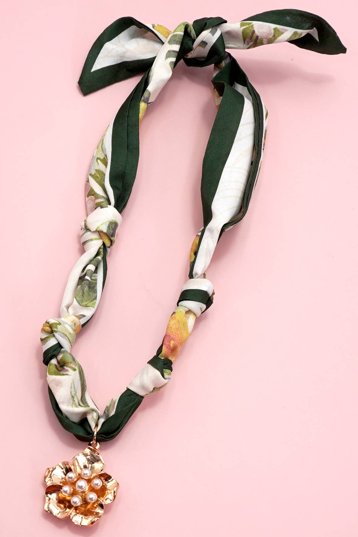 HANDMADE SCARF NECKLACE