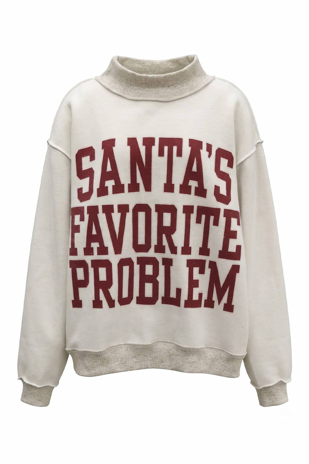 Reversible Mock-Neck Pullover