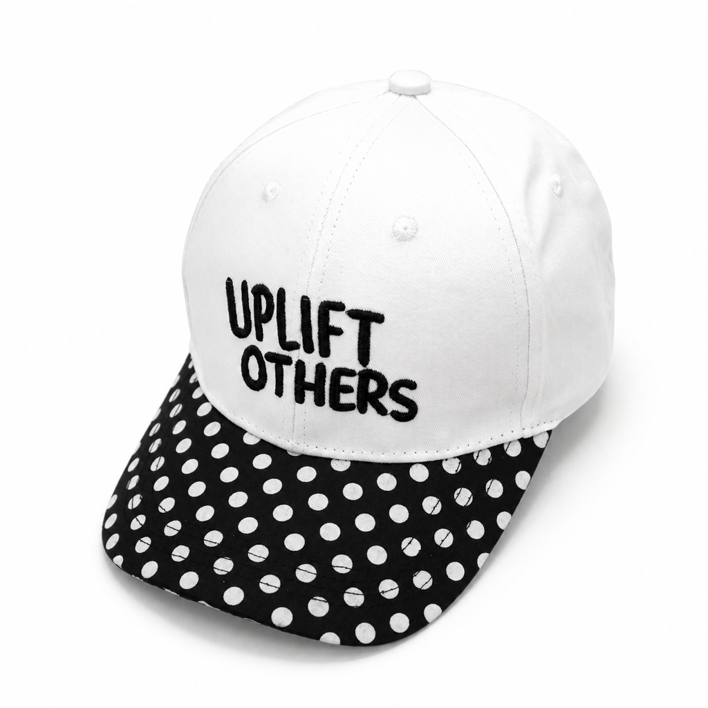 "Up Lift Others"  Polka Dot Hat