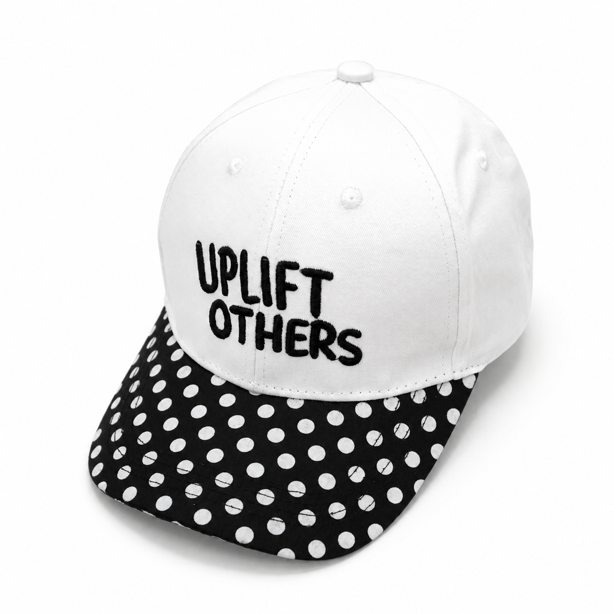 "Up Lift Others"  Polka Dot Hat