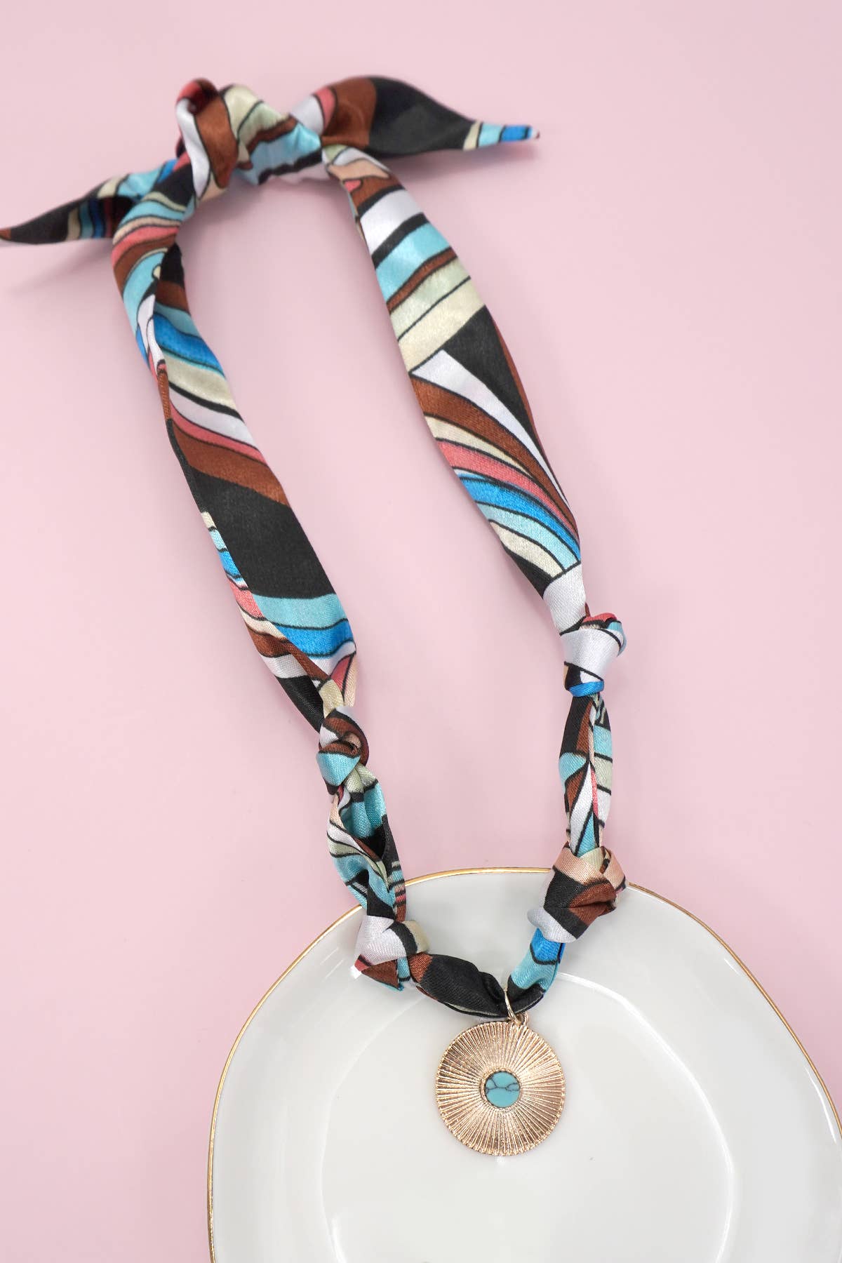 HANDMADE SCARF NECKLACE