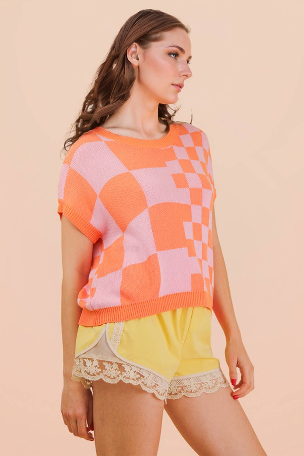 Check Mate Knit Top