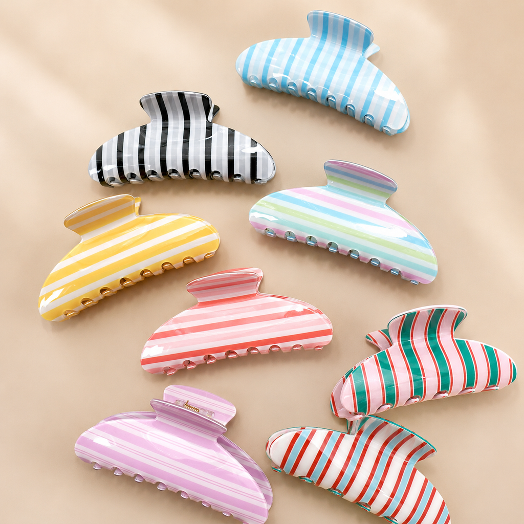 STRIPE CLAW CLIPS