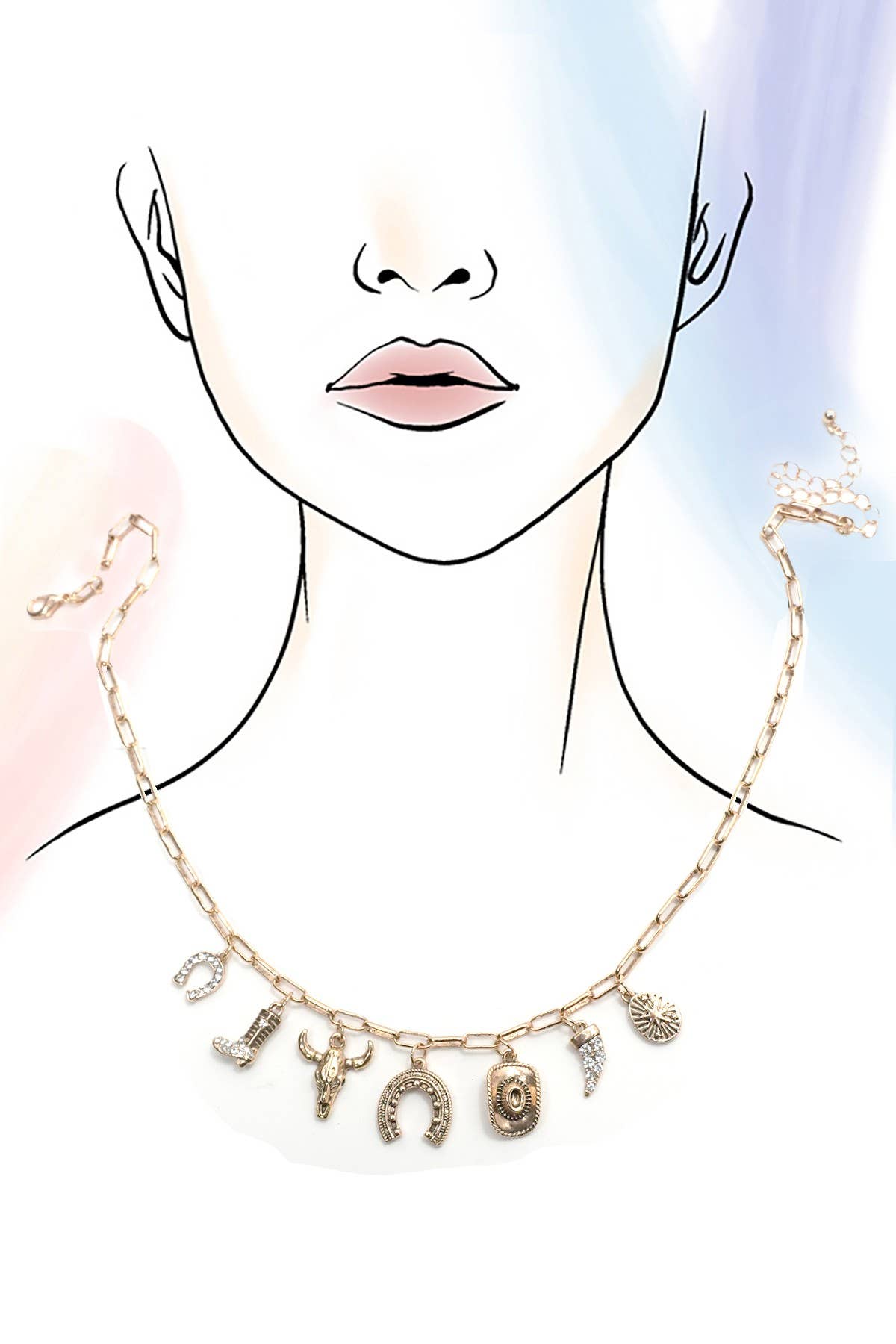 CHARM NECKLACE-WESTERN