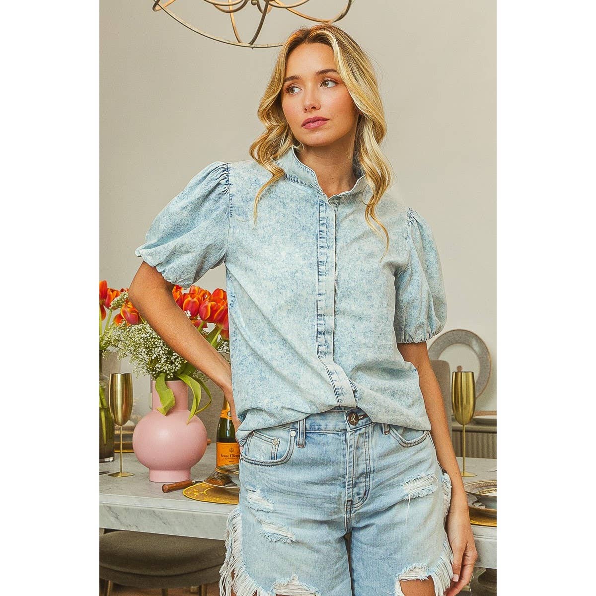 Blue Jean Baby Top