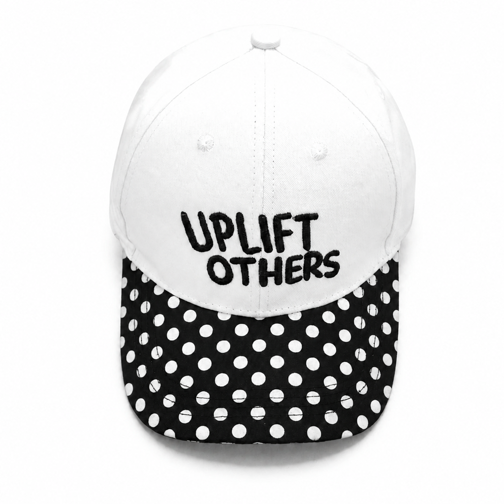 "Up Lift Others"  Polka Dot Hat