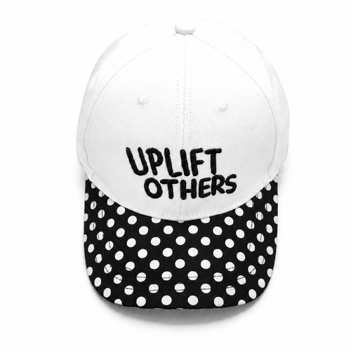 "Up Lift Others"  Polka Dot Hat