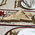Wooden Christmas Decorative Tray