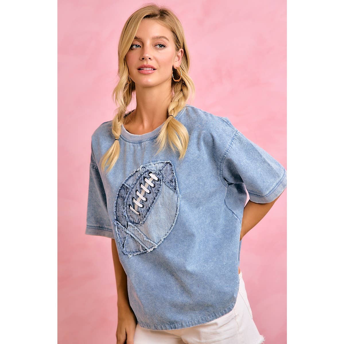 First Down Denim Tee